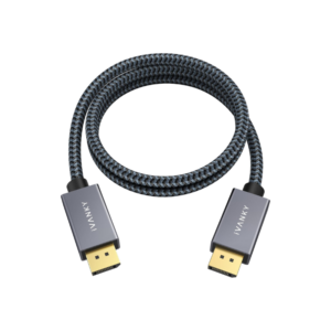 iVANKY DisplayPort 1.2 cable supporting 4K 60Hz resolution for high-speed DP to DP monitor connection