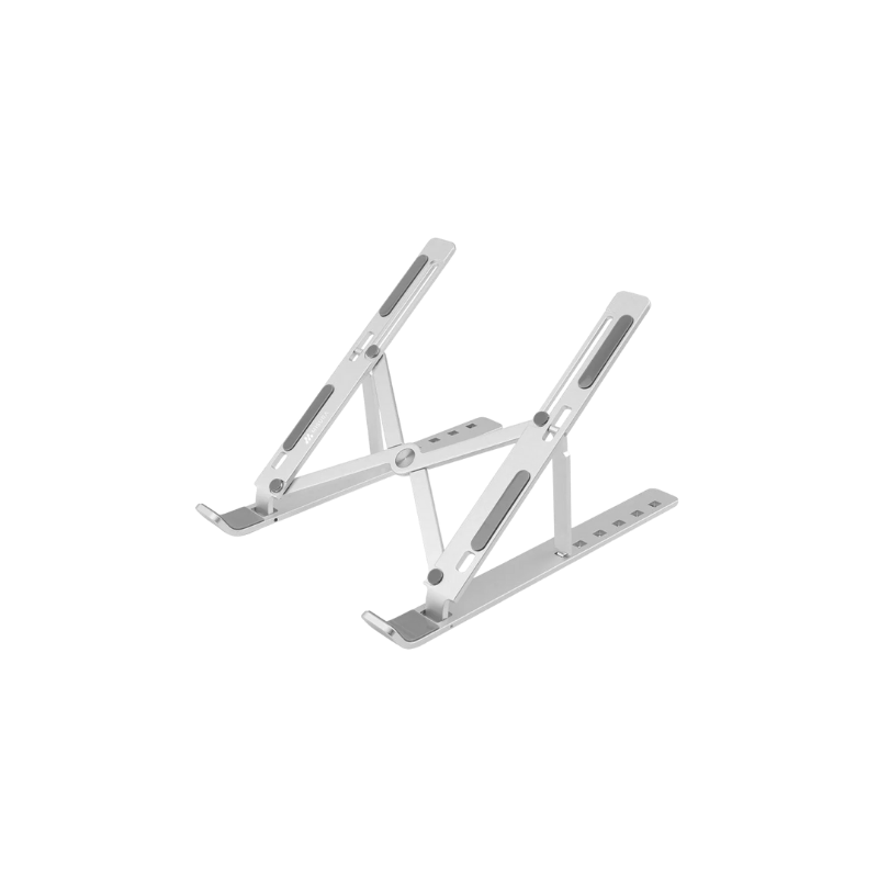 Adjustable Metal Laptop Stand – Portable Ergonomic Cooling Riser for Desk - Image 3